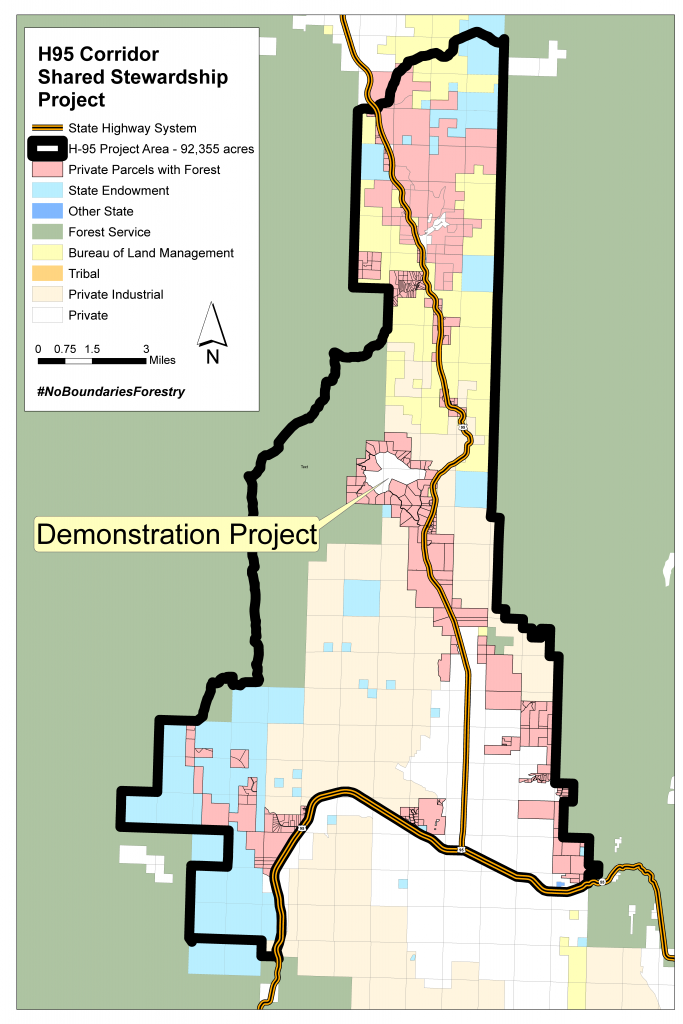Highway 95 project map