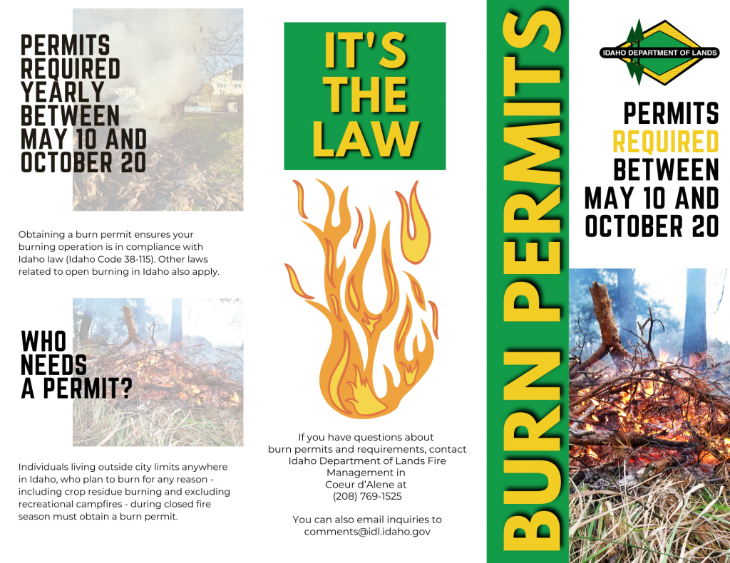 Burn Permits | Idaho Department of Lands
