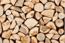 stacked firewood