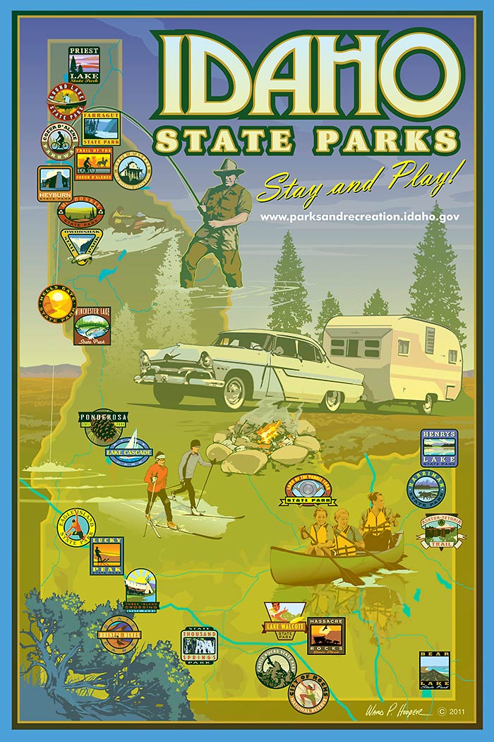 Idaho State Parks Map