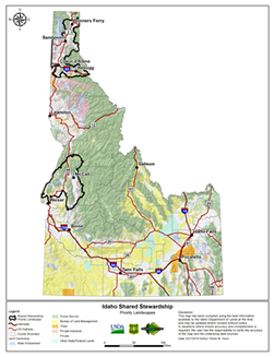 shared stewardship interactive map
