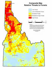 threats to forests map